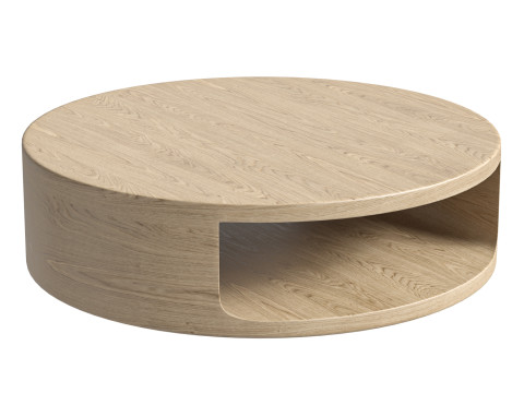 Hot sale luxury popular style coffee table solid oak furniture coffee tables Modello 3D