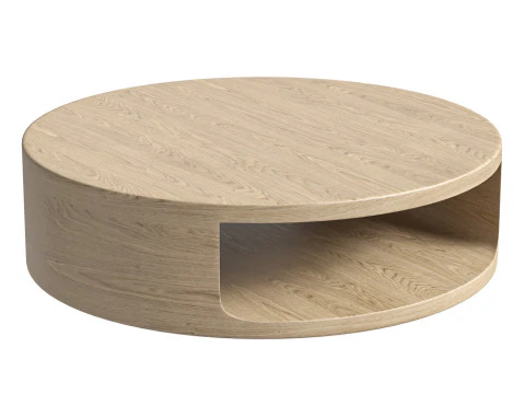 Table basse de luxe de style populaire, meubles en ch&ecirc;ne massif, offre sp&eacute;ciale Modèle 3D