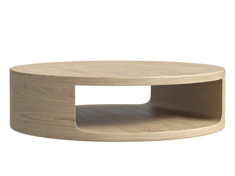 Table basse de luxe de style populaire, meubles en ch&ecirc;ne massif, offre sp&eacute;ciale Modèle 3D