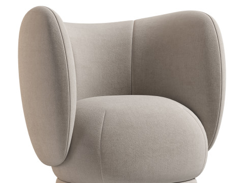 Rico Lounge Chair Louisiana Modelo 3D
