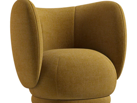 Rico Lounge Chair Louisiana 3D Model