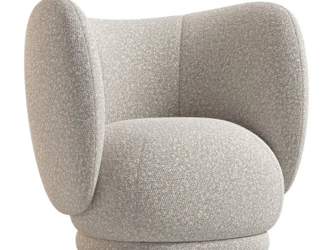 Rico Lounge Chair Louisiana 3D Model