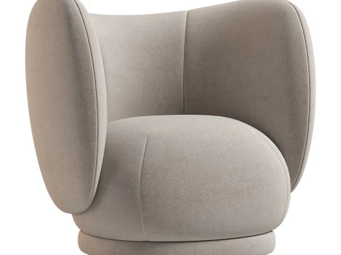 Rico Lounge Chair Louisiana 3D Model