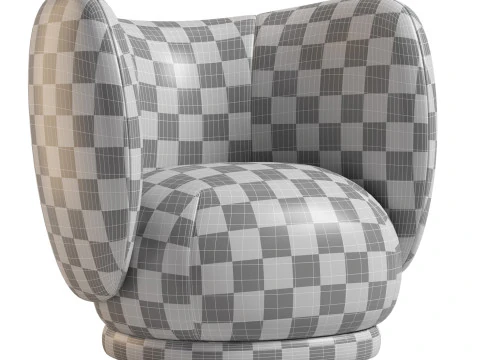 Rico Lounge Chair Louisiana 3D Model