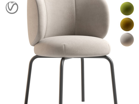Rico Dining Chair Modelo 3D