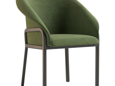 Minimalist Organic Chair 3D Model