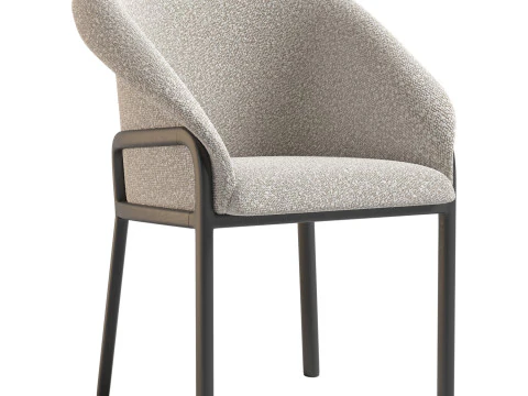 Minimalist Organic Chair 3D Model