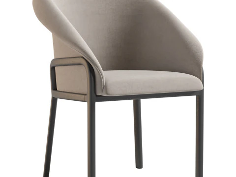 Minimalist Organic Chair 3D Model