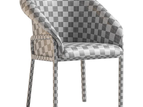 Minimalist Organic Chair 3D Model