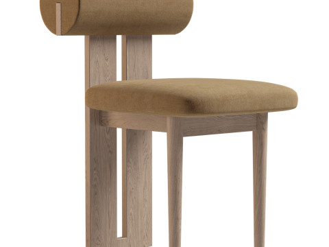 하마 의자 부클 장식품 3D 모델