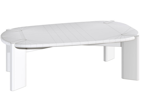 Organic coffee table Galet By La Redoute Modelo 3D