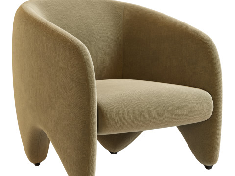 Yuzu Armchair By Arflex 3D Model