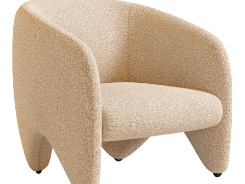 Yuzu Armchair By Arflex 3D Model