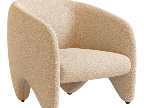 Yuzu Armchair By Arflex 3D Model