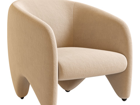 Yuzu Armchair By Arflex 3D Model