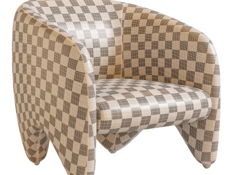 Yuzu Armchair By Arflex 3D Model