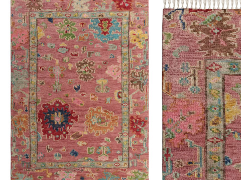 Hand Knotted Perry Rug 3Dモデル