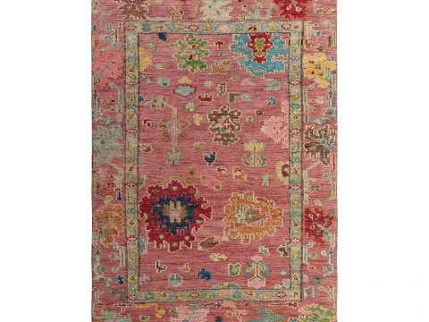 Hand Knotted Perry Rug 3D Model
