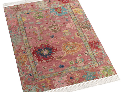 Hand Knotted Perry Rug 3D 모델
