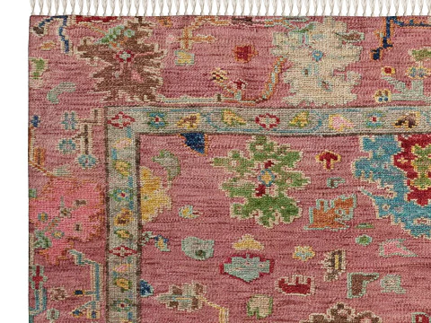 Hand Knotted Perry Rug 3D Model