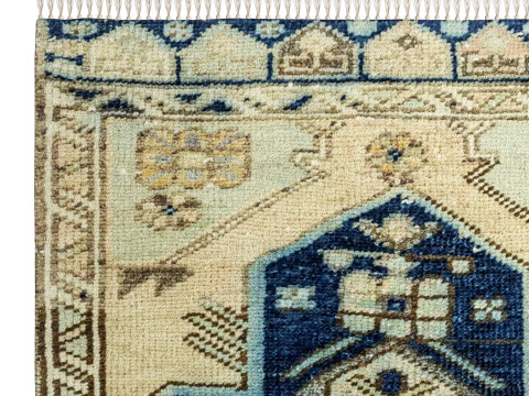 District Loom Vintage Turkish Mini Rug 3D Model