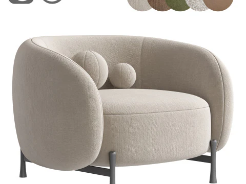 Крісло STUDIO PAOLO FERRARI CLOUD LOUNGE 3D Модель