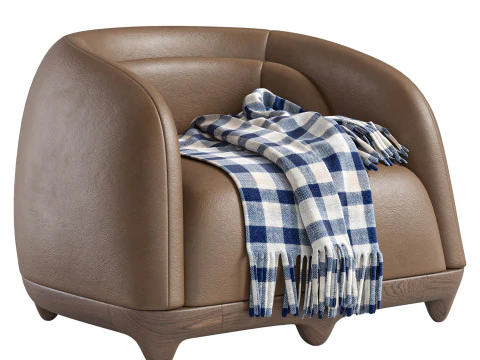 FRANCK GENSER Armchair from the Chance Series 3D Model