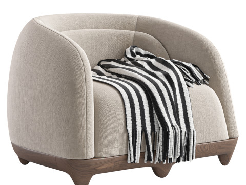 FRANCK GENSER Armchair from the Chance Series Modelo 3D