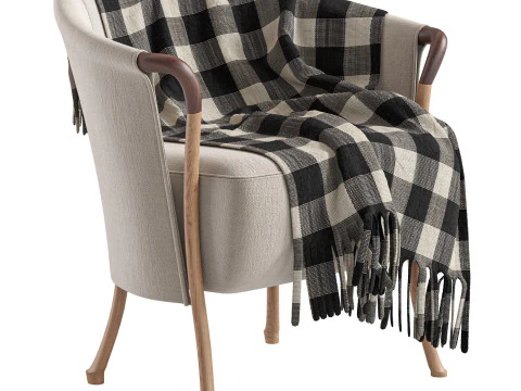 アームチェア PROGETTI 63230 By Giorgetti 3Dモデル