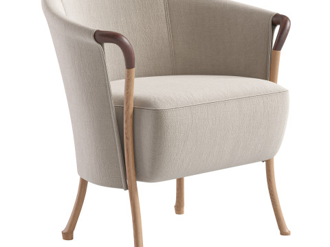 Armchair PROGETTI 63230 By Giorgetti Modello 3D