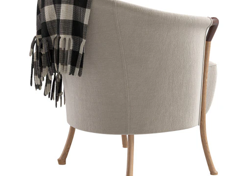 Armchair PROGETTI 63230 By Giorgetti 3D Model