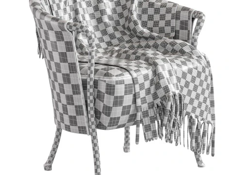 Armchair PROGETTI 63230 By Giorgetti 3D Model