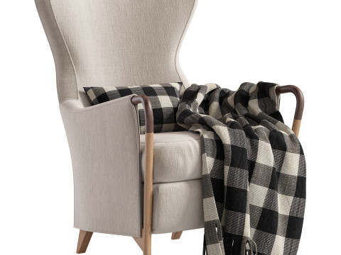 Armchair PROGETTI 63340 By Giorgetti 3D-Modell
