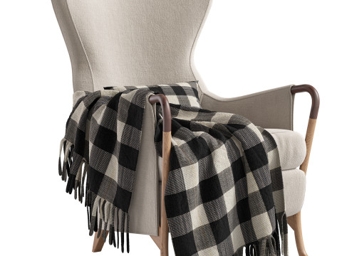 Armchair PROGETTI 63340 By Giorgetti Modello 3D