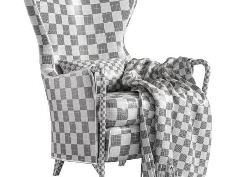 Armchair PROGETTI 63340 By Giorgetti 3D Model