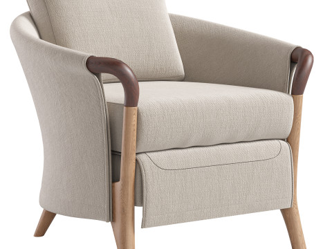 Armchair PROGETTI 63370 By Giorgetti Modello 3D