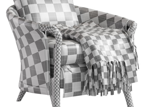 Armchair PROGETTI 63370 By Giorgetti Modello 3D