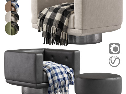 Sally Armchair 3D-Modell