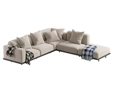 Arflex Claudine L Sofa 3D Model