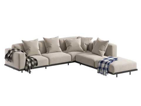 Arflex Claudine L Sofa 3D Model