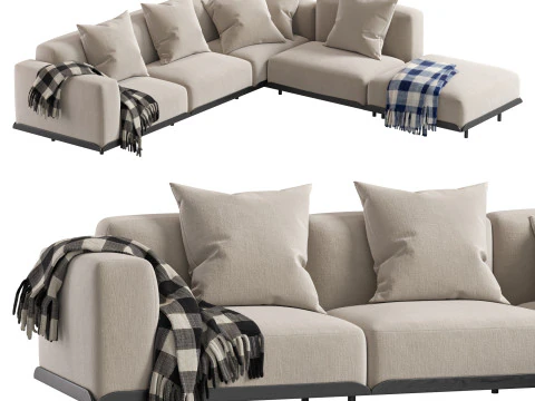 Arflex Claudine L Sofa 3D Model