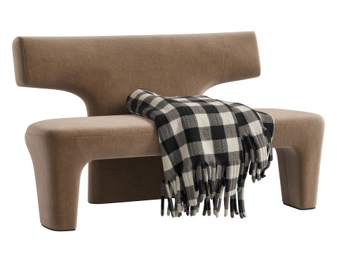 Armless Sofa FURNITURE By LITHO 3D 模型