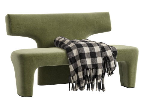 Armless Sofa FURNITURE By LITHO 3D 模型