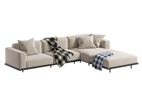 Arflex Claudine L Sofa 3D Model