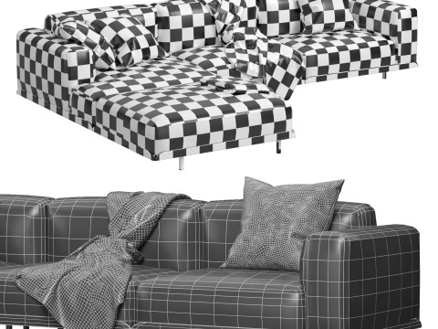 Arflex Claudine L Sofa 3D Model