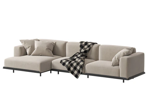 Arflex Claudine L Sofa 3D Model