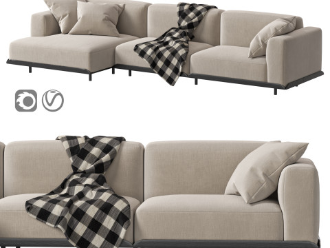 Arflex Claudine L Sofa Modelo 3D
