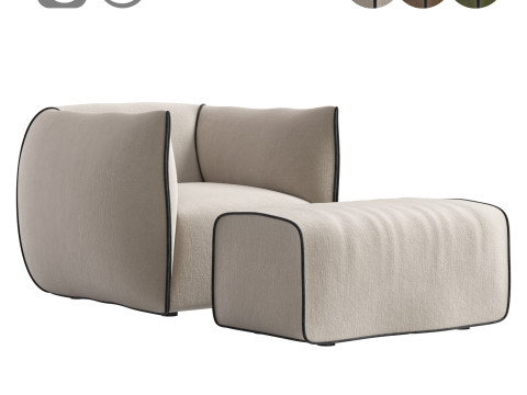 MIA Armchair By MDF Italia 3D-Modell