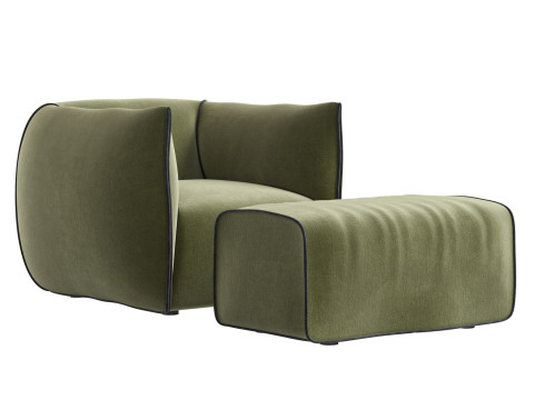 MIA Armchair By MDF Italia 3D Model