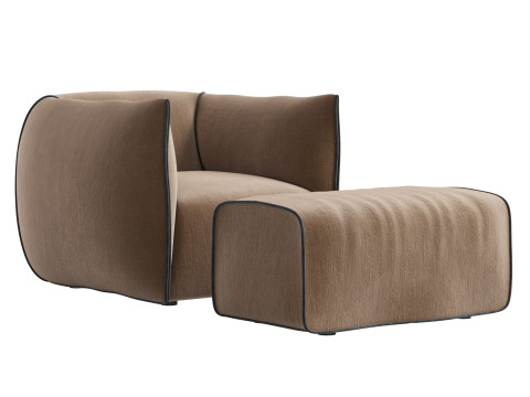 MIA Armchair By MDF Italia 3D Model